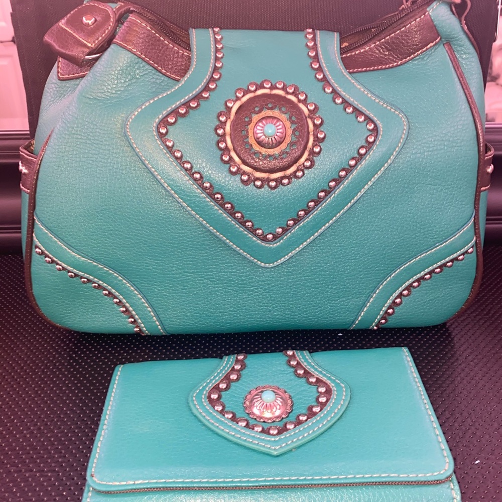 Brand new RUSTIC COUTURE purse & matching wallet